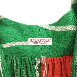 キャピタル Kapital 19ss パッチワーク ランプドレス ワンピース ロング ノースリーブ 総柄 1 マルチカラー Kh レディース 081 ベクトルパーク