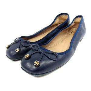 トリーバーチ TORY BURCH パンプス フラット バレエシューズ レザー 
