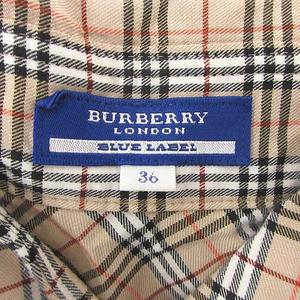 バーバリーブルーレーベル BURBERRY BLUE LABEL ブラウス シャツ 