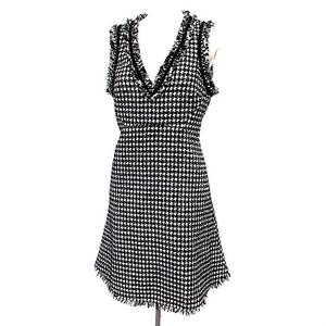 ケイトスペード KATE SPADE ワンピース ツイード ひざ丈 ノースリーブ  