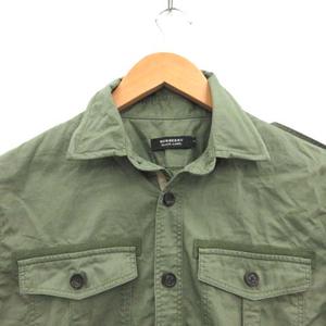 バーバリーブラックレーベル BURBERRY BLACK LABEL 2 ミリタリーシャツ 