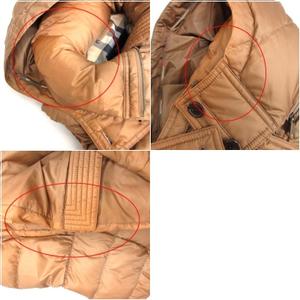 BURBERRY LONDON ダウンベスト フード44 大きいサイズ　美品 バーバリー ロンドン BURBERRY LONDON ダウンベスト フード 裏地