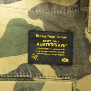 ★激レアデザイン★ a bathing ape カーゴパンツ　Lサイズ　カーキ ☆激レアデザイン☆ a bathing ape カーゴパンツ Lサイズ カーキ