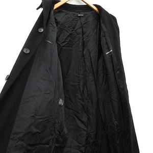 GIORGIO ARMANI✨ 中綿ステンカラーコート 現行黒タグ 52 XL ジョルジオアルマーニ GIORGIO ARMANI ステンカラーコート