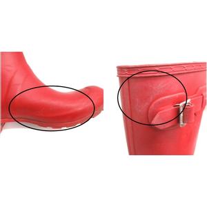 ハンター HUNTER US6 23.5cm 長靴 レインブーツ 赤 レッド /EK