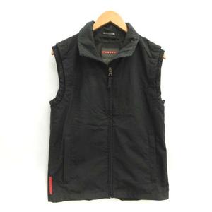 プラダスポーツ PRADA SPORT 48 M ベスト ジレ ナイロン ジップアップ 