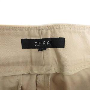 グッチ GUCCI チノパン ワイドパンツ コットン 38 M ベージュ /MF15 