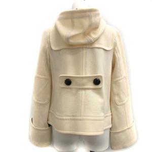 バーバリーBLUE LABEL ダッフルコート 38 アイボリー バーバリーブルーレーベル BURBERRY BLUE LABEL 38 M ダッフル