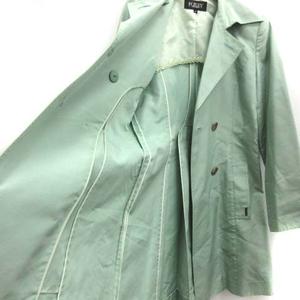 フォクシーブティック Foxey Boutique F トレンチコート スプリングコート 春アウター シルク ダブルブレスト 緑 グリーン Ek レディース 081 ベクトルパーク