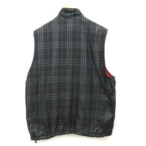 バーバリーゴルフ BURBERRY GOLF L ベスト リバーシブル フリース