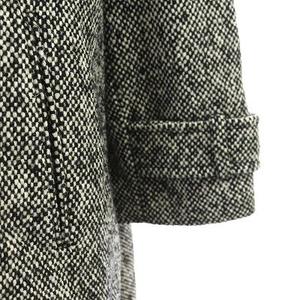 セリーヌ CELINE ツイードコート ロング ミドル丈 ダブルボタン