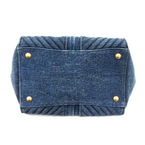 ミュウミュウ miumiu デニム バイカー ハンドバッグ ショルダーバッグ 