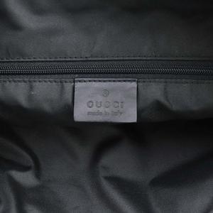 グッチ GUCCI ワンショルダーバッグ スエード GG柄 黒 ブラック 001
