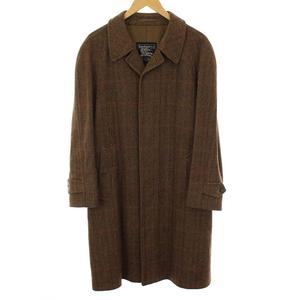 美品レア✨BURBERRY ウール バルマカーンコート 比翼 スペイン製 BURBERRY バルマカーンコート ロングコート ヘリンボーン 比翼ボタン