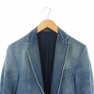 【美品】ポロラルフローレン　デニム　テーラードジャケット　インディゴ ポロ ラルフローレン POLO RALPH LAUREN テーラードジャケット