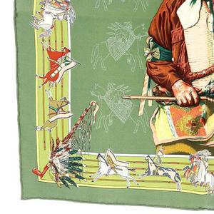 エルメス HERMES カレ40 Pani La Shar Pawnee パウニー族の首長 