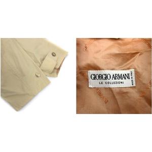 ジョルジオアルマーニ GIORGIO ARMANI トレンチコート ロング 背抜き