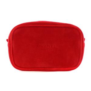 シャネル CHANEL コスメライン ノベルティ コスメポーチ 化粧ポーチ 赤  