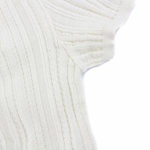 シャネル 04P ニット サマーカットソー ココマーク リブ 38 シャネル CHANEL 04P 2004年制 ニット サマー カットソー ココ