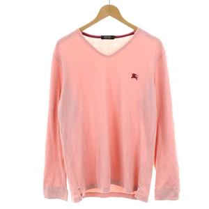 バーバリーロンドン長袖カットソー長袖Tシャツピンクホースマーク