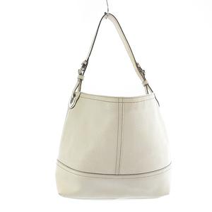 コーチ COACH ワンショルダーバッグ レザー トートバッグ 白