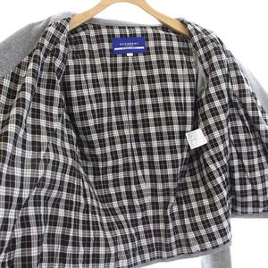 美品✨️バーバリーブルーレーベル ダブルライダースジャケット 38 M チェック バーバリーブルーレーベル BURBERRY BLUE LABEL ダブル ライダース