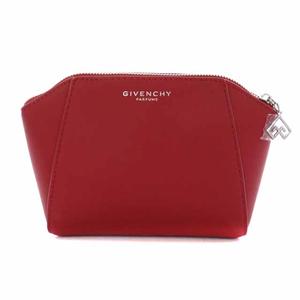 ジバンシィ GIVENCHY parfums ノベルティ ポーチ ロゴ 赤 レッド