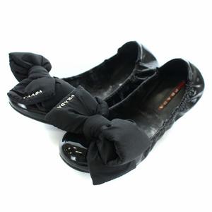 プラダスポーツ PRADA SPORT バレエシューズ フラット エナメル