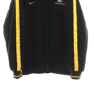スタジャン L ブラック/イエロー 中古・古着通販】ZARA (ザラ) リアルレザースタジャン ブラック