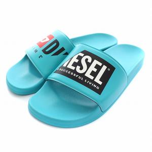 【新品未使用】ディーゼル サンダル ビックロゴ 青 29センチ ディーゼル DIESEL SA-MAYEMI シャワーサンダル ブランドロゴ