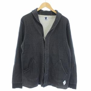 ゴースローキャラバン go slow caravan カーディガン ショールカラー 3 L チャコールグレー /TK メンズ