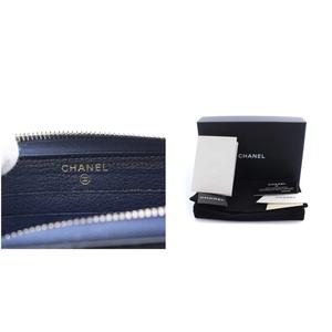 シャネル CHANEL ココマーク マトラッセ エナメル 長財布 ラウンド 