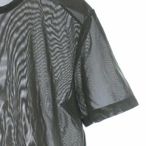PRADA プラダスポーツ ナイロン メッシュ カットソー トップス 40 プラダスポーツ PRADA SPORT シアーTシャツ カットソー メッシュ