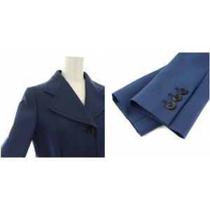 miu miu ネイビー テーラードジャケット 国内発】MIU MIU シングルブレスト モヘア ジャケット (MiuMiu