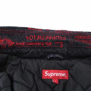 シュプリーム SUPREME 20SS Checks Embroidered Denim Jacket デニム