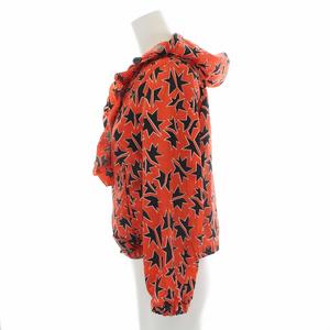 ミュウミュウ miumiu ジップアップナイロンパーカー M ボルドー 【216091_1】【99】 MIU MIU - miumiu ナイロンジャケット パーカーの通販 by プロフ確認