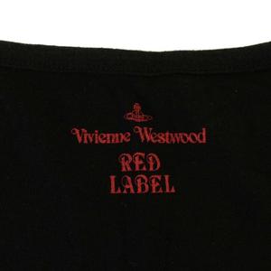 ヴィヴィアンウエストウッドレッドレーベル　ウサギうさぎ黒変形ドレープTシャツ M ヴィヴィアンウエストウッドレッドレーベル Vivienne Westwood RED