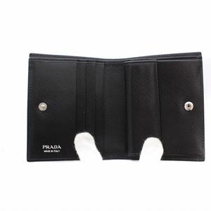 プラダ PRADA 財布 二つ折り 小銭入れ サフィアーノレザー 花柄