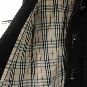 Burberrys アンゴラ混　ダッフルコート　ロング　ノバチェック Burberrys' バーバリーズ ダッフルコート ノバチェック XL相当