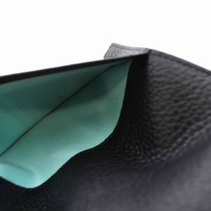 ティファニー TIFFANY & CO. レザー パスポートケース カバー 黒