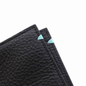 ティファニー TIFFANY & CO. レザー パスポートケース カバー 黒