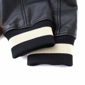 コーチ COACH LEATHER VARSITY JACKET オールレザー スタジャン  