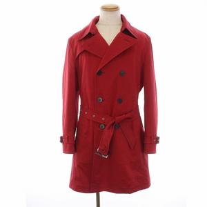 コムサイズム Comme Ca Ism トレンチコート ロング アウター ライナー ベルト L 赤 レッド Yt メンズ 081 ベクトルパーク