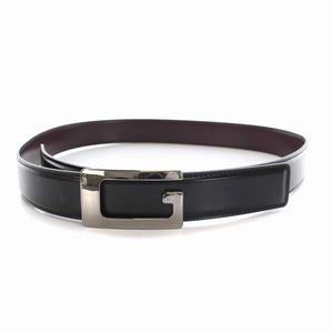 グッチ GUCCI リバーシブル 革ベルト レザー Gバックル 85 34 黒 