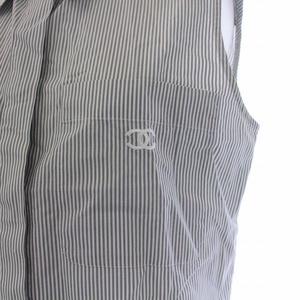 シャネル CHANEL 09P ココマーク ノースリーブシャツ ブラウス 