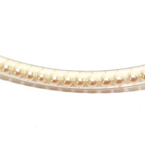 シャネル CHANEL 00S チューブ ネックレス ペンダント フェイクパール 