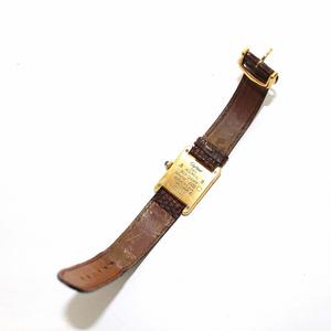 カルティエ Cartier VERMEIL Tank マストタンク クォーツ 腕時計