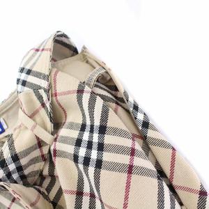 美品✨バーバリーブルーレーベル　ジャケット　ノバチェック　ウエストベルト　ダブル バーバリー ブルーレーベルBURBERRY BLUE LABEL バイアスノバ