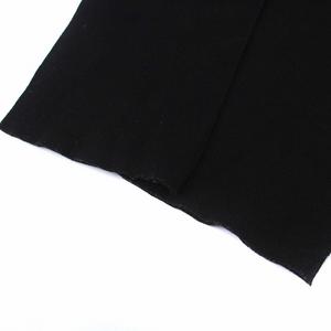 イッセイミヤケ ISSEY MIYAKE カット加工 メッシュ レギンス 2 M 黒