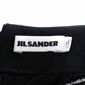 ジルサンダー JIL SANDER タイトスカート ひざ丈 ウール混 シルク混